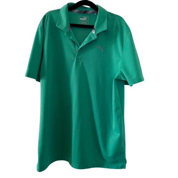 Puma Golf Polo Shirt - Youth Large - green - Picture 1 of 3